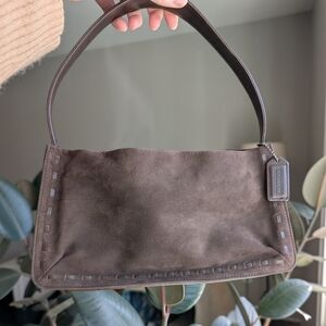 🐻 Coach Y2K Nubuc West End Mini Hobo - 9475 🐻